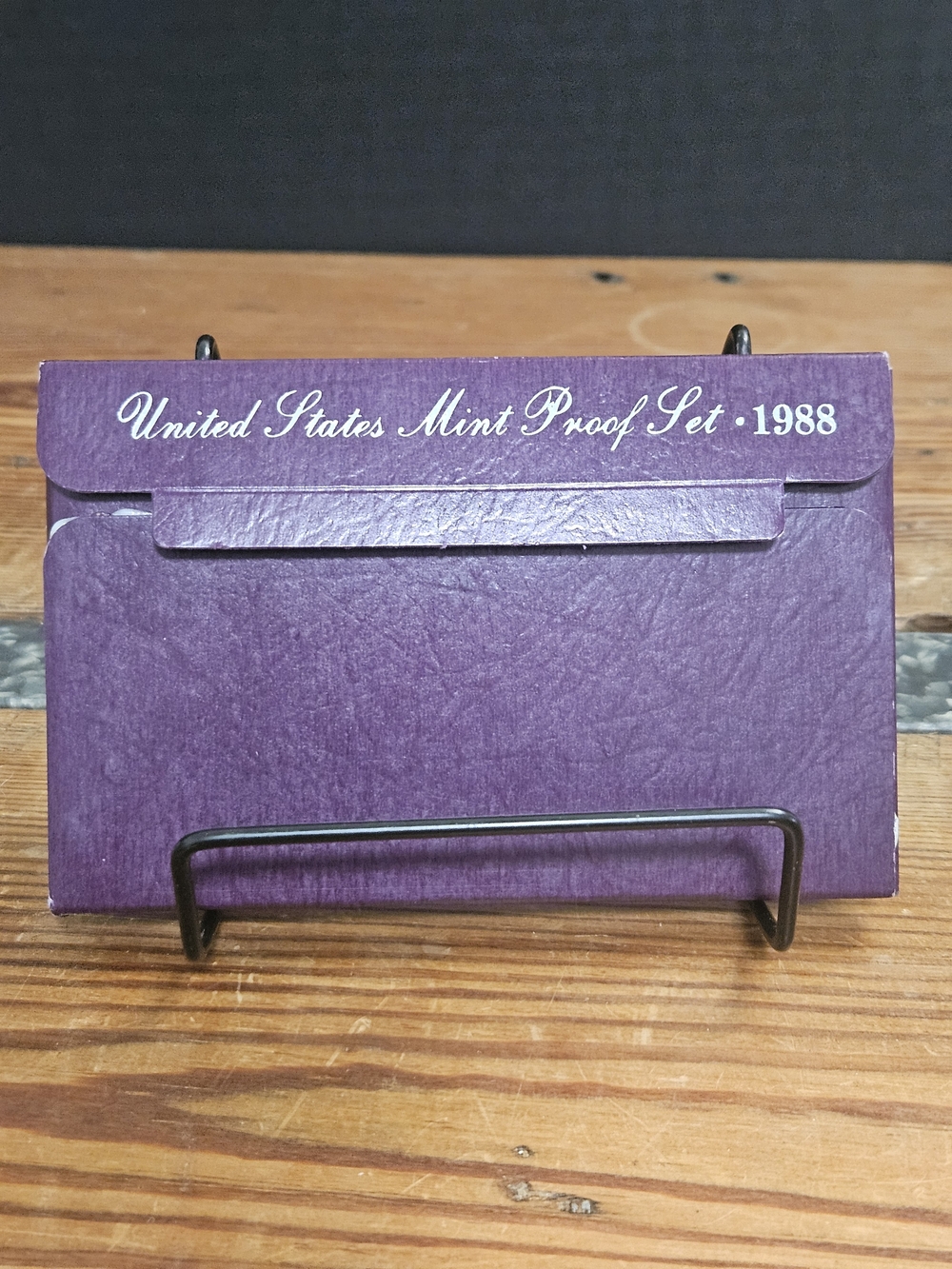 United States Mint Proof Set 1988 Purple Presentation Envelope